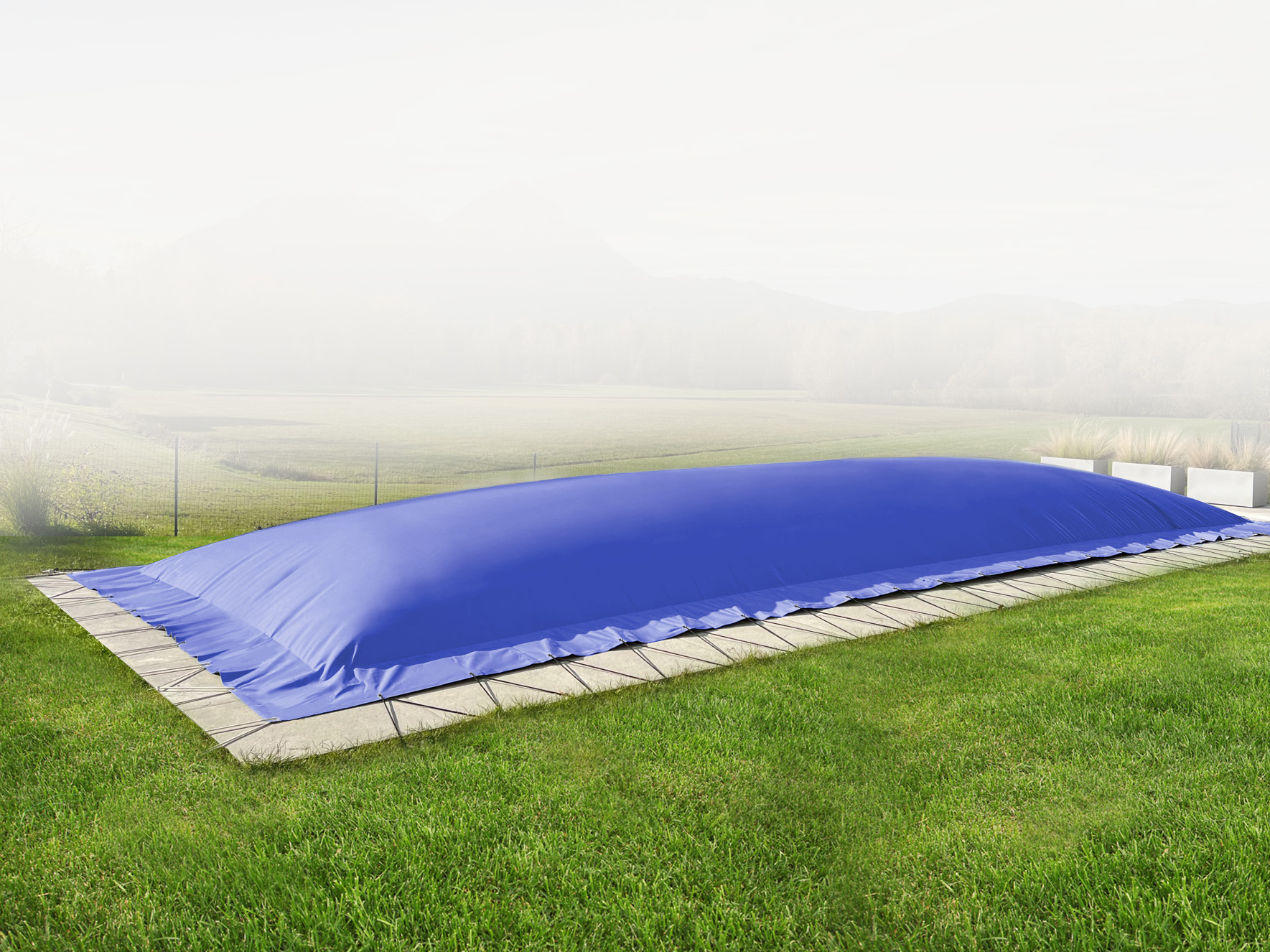 Couverture de piscine gonflable rectangulaire AirDeluxe (dimensions spéciales)